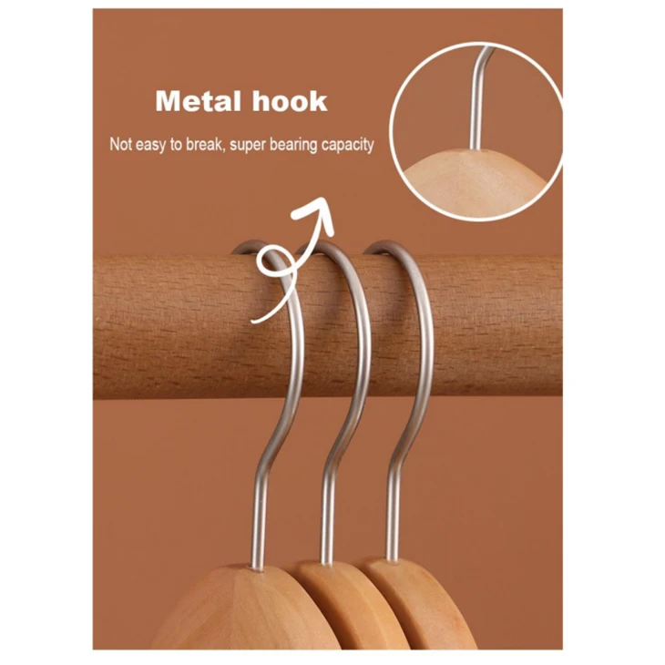 non slip wooden hangers high quality wood hangers